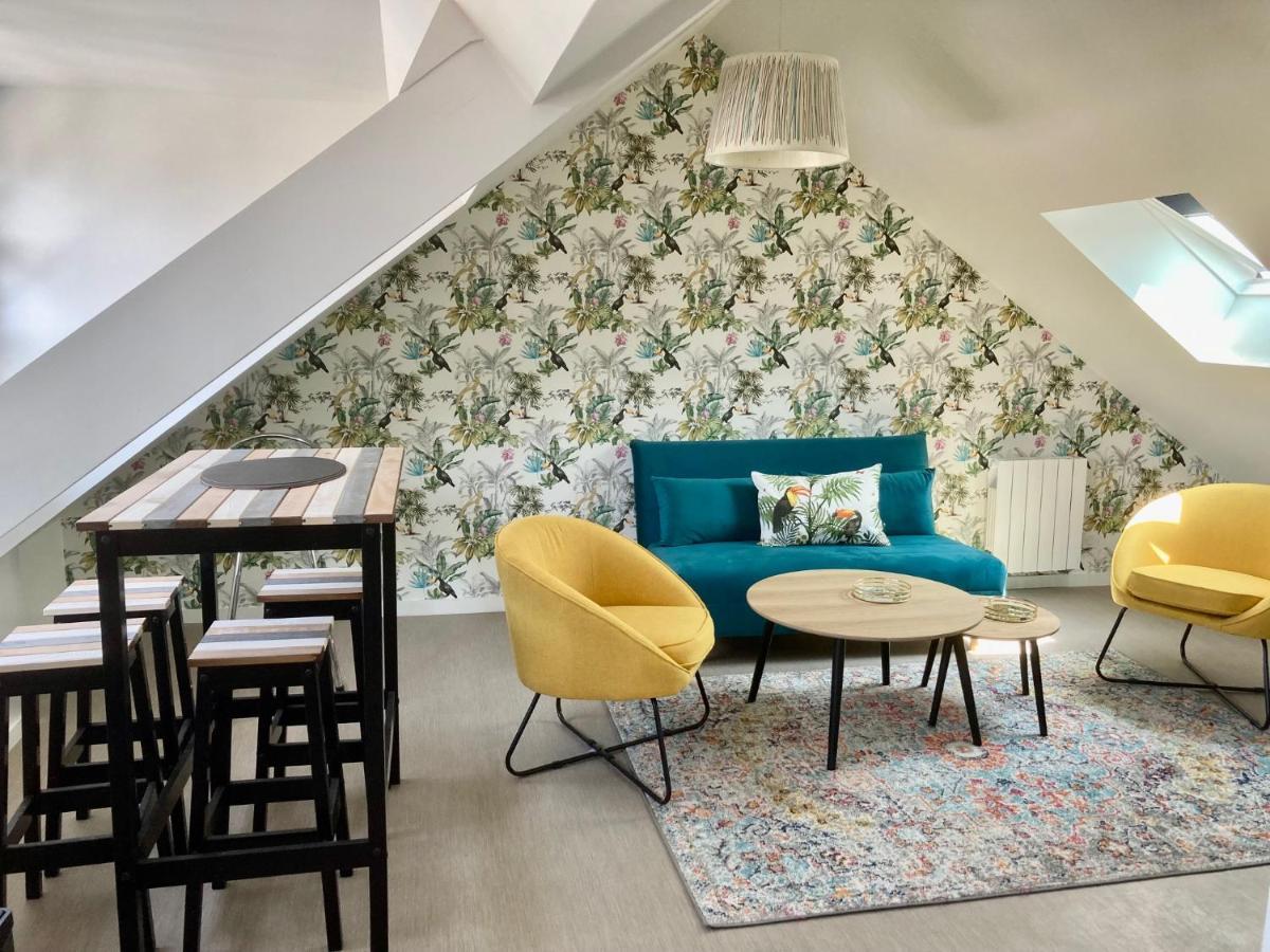 Apartamento les mots bleus-le dériveur Dinard Exterior foto