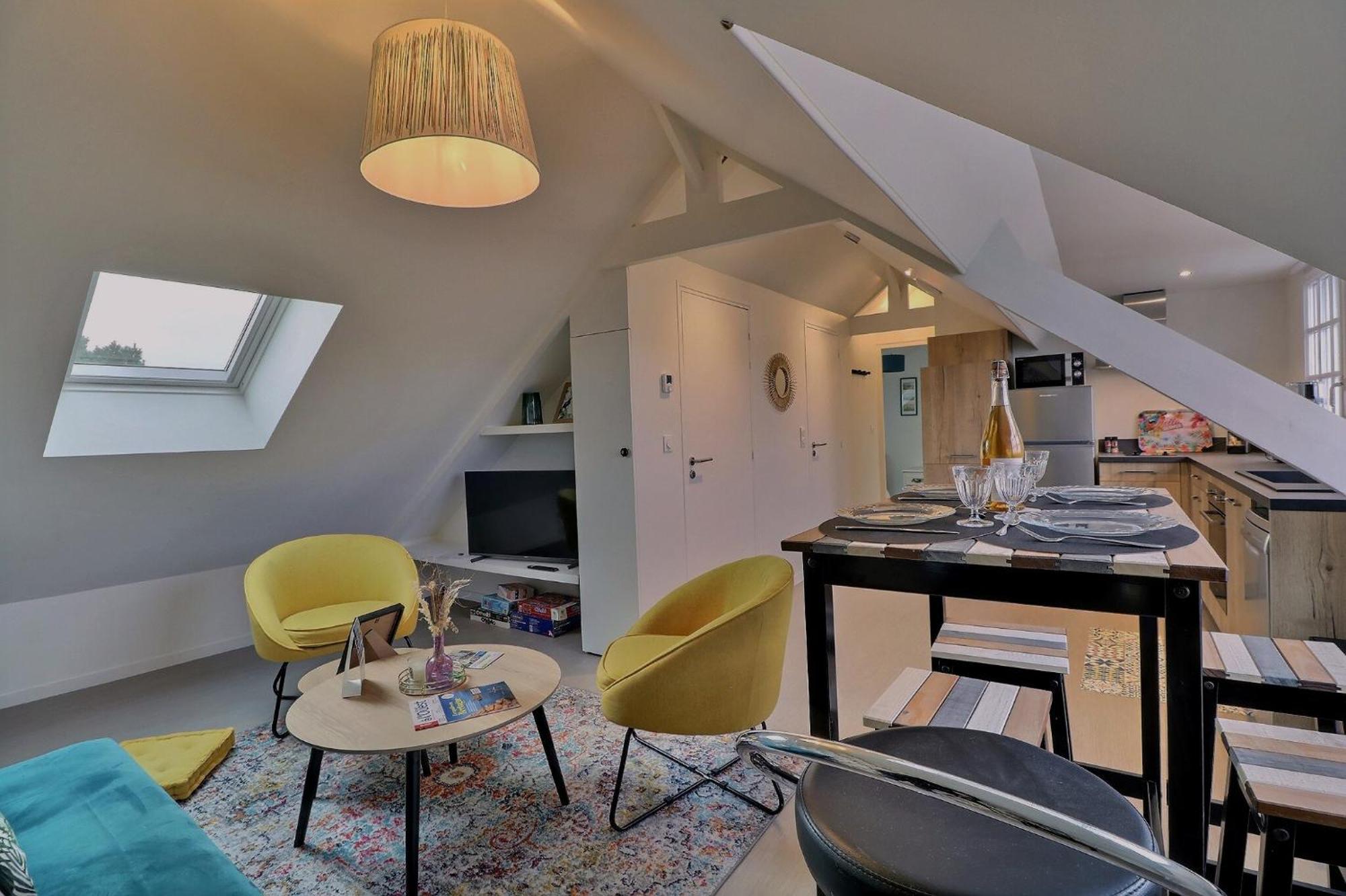 Apartamento les mots bleus-le dériveur Dinard Exterior foto