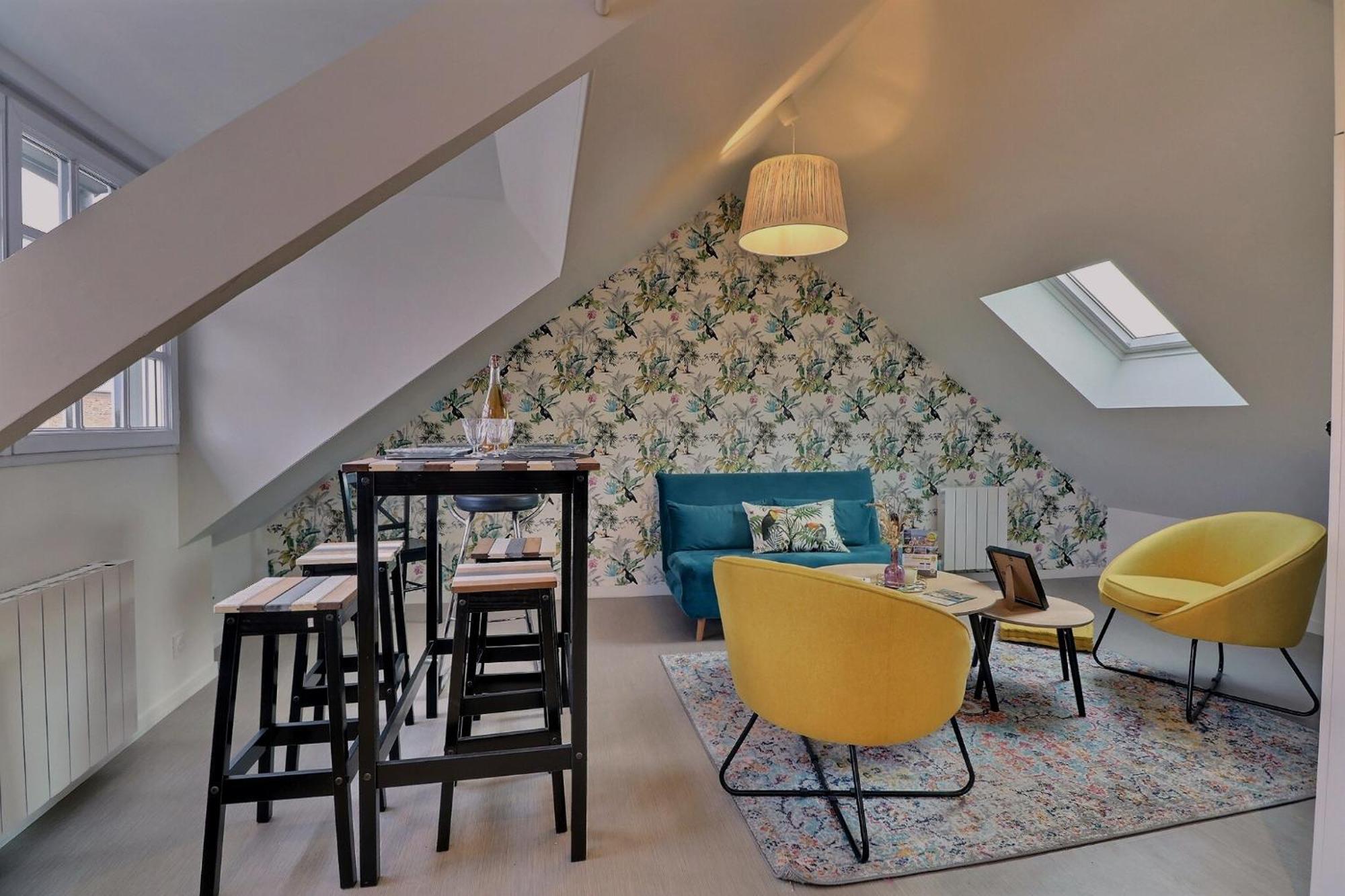 Apartamento les mots bleus-le dériveur Dinard Exterior foto